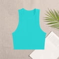 thumbnail image 2 of Dagugfen Ribbed Tank Tops for Women Knit Lightweight Stretch Comfy Round Neck Workout Tops for Yoga Pilates, 2 of 3