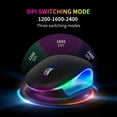 thumbnail image 2 of VONKY Portable And Lightweight Bluetooth Mouse For Wireless Performance Fashionable Appearance ABS black, 2 of 6