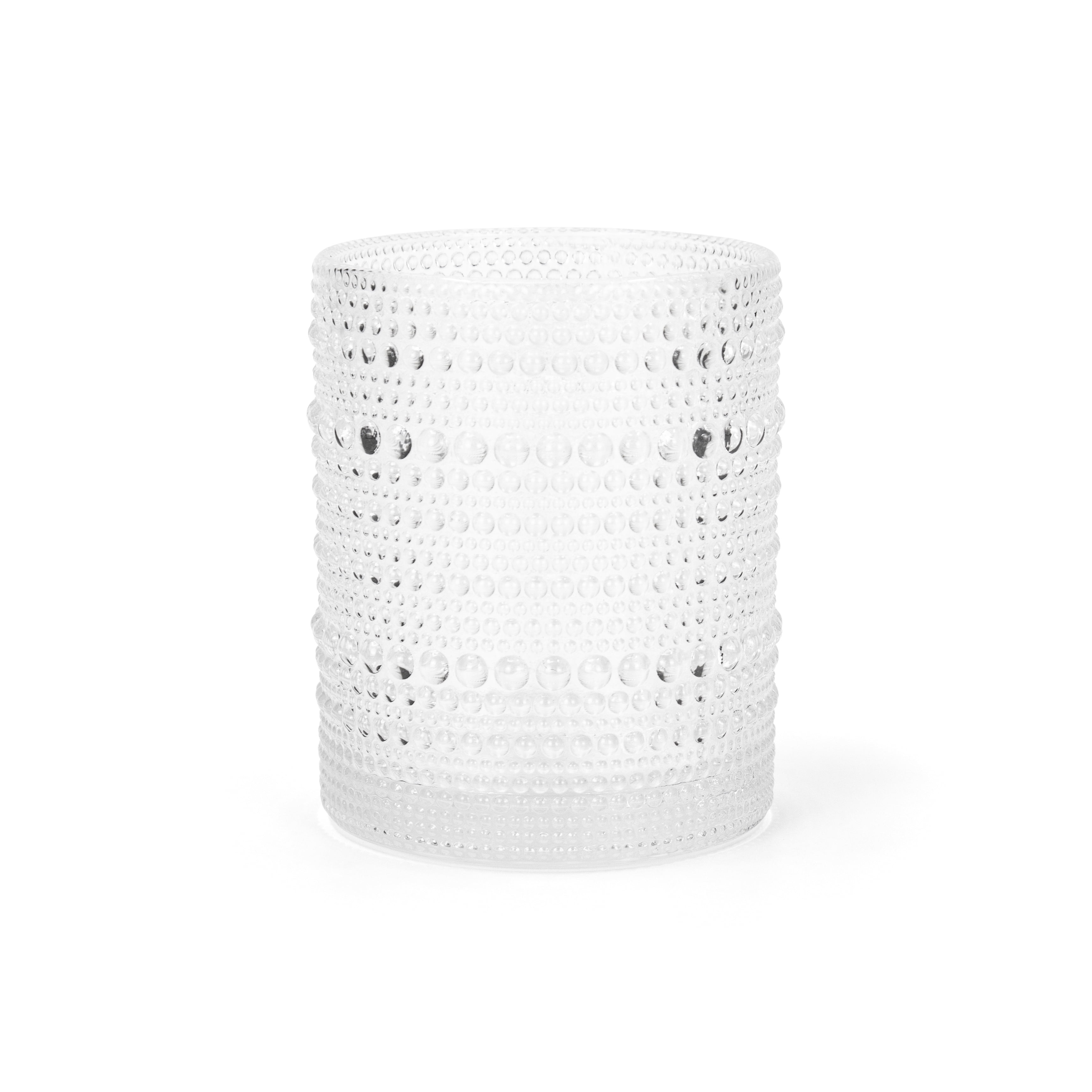 Sabatier 4 pack Soda Lime Hobnail DOF Glass 340ml Clear