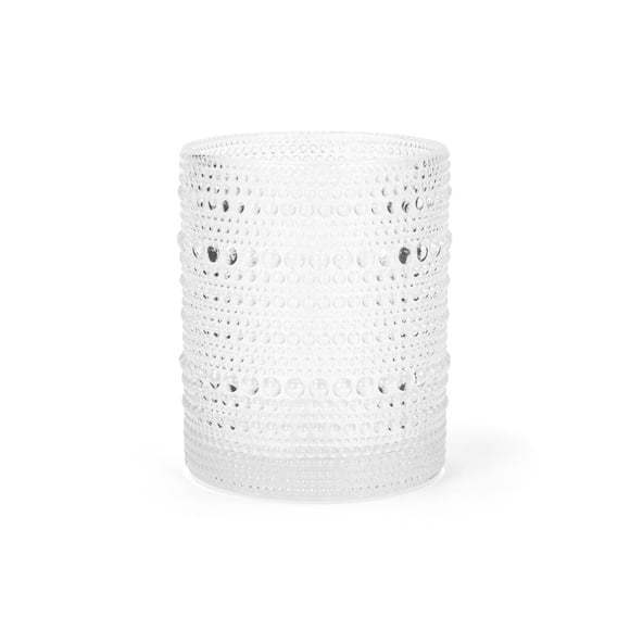Sabatier 4 pack Soda Lime Hobnail DOF Glass 340ml Clear