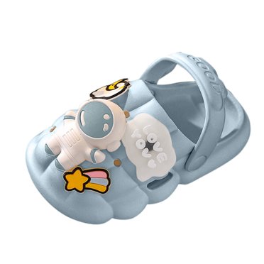 FhsagQ Slippers Kids Shoes Slippers Size 11 Cartoon Slides Sandal for Kids Toddler Boys Girls Non Novelty Cute Slippers Summer Children Flat Sandal Slippers for Shower and Beach Outdoor Sky Blue 12