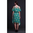 thumbnail image 4 of Bimba Butterfly Print Flutter Sleeve Womens Party Tunic Cold Shoulder Midi Dress-X-Large, 4 of 6