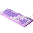 thumbnail image 1 of TISHITA Gaming Keyboard USB LED Lighting for Game Office , White, White, 1 of 4