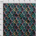 thumbnail image 3 of oneOone Rayon Black Fabric Geometric Sewing Material Print Fabric By The Yard 56 Inch Wide, 3 of 5