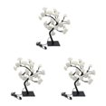 thumbnail image 4 of Maytalsory Color Changing Lighted Rose Lamp Remote Control Energy Saving Artificial Bonsai Tree Lights Gift For Any Occasion white black rod 3Set, 4 of 6