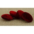 thumbnail image 3 of 12 Pieces Solid 2 Holes Sewing Velvet Fabric Cloth Covered Scrapbooking Craft Buttons, 3 of 5