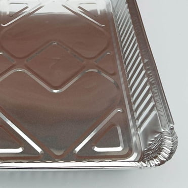 Plats en Aluminium Plats en Papier d'Aluminium Plaques de Cuisson en Feuille d'Étain pour la Cuisson 10 Pcs_2200ml