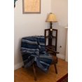 thumbnail image 4 of Alpaca Land, Handmade Ecuadorean Alpaca Wool Blankets/Throws (Dark Blue Stripe), 4 of 4