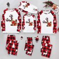 thumbnail image 1 of Pyjamas pour Enfants Parent-Enfant Ensemble de Noël Chaud Imprimé Tenue d'Intérieur Pyjamas Ensemble Deux Pièces pour Enfant Pyjamas Mignons en Liquidation, 1 of 6