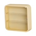 thumbnail image 4 of KLKCMS Wall Mounted or Desktop 3 Layer Storage Box Cabinet Organizer for Figures Yellow, 4 of 9