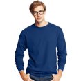 thumbnail image 1 of Hanes T-Shirts à Manches Longues à Col Ras du Cou ComfortSoft pour Hommes, Lot de 4, S, Bleu Royal Foncé, 1 of 5