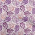thumbnail image 1 of oneOone Viscose Jersey Purple Fabric Leaves Craft Projects Decor Fabric Printed By The Yard 60 Inch Wide, 1 of 5