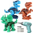 thumbnail image 2 of Jouets Dinosaures à Démonter Jouets de Construction STIM avec Perceuse Électrique, 2 of 6