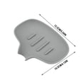 thumbnail image 3 of Kbndieu Soap Storage Elliptical Soap Box with Drainage and Guide No Punching No Water Accumulation Soap for Bathroom Home Essentials, 3 of 3
