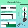 thumbnail image 3 of Bingirl 8x10ft Photography Lighting Kit: Backdrops, 5 Tripod Stands, Bulb Umbrella, Softbox - Continuous Lighting for Photo & Video Studio Shoot, 3 of 7