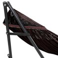 thumbnail image 4 of Tranquillo Hamac Double avec Support Inclus pour 2 Personnes / Support de Hamac Pliable Capacité de 600 Lb Étui Portable - Maison, Extérieur, Camping, Brun, 4 of 12