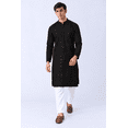 thumbnail image 4 of DWEEP SARA Premium Rayon Resham dhaga Sequence Mens Kurta, S, 4 of 5