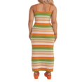 thumbnail image 4 of MesaSe Femmes Sans Manches Tricoté Longue Robe Cravate Teinture Spaghetti Sangle Backless Fronde Maxi Robes, 4 of 6