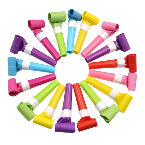 AMERTEER Party Blowouts Noisemaker Favors Noisemakers Kids Whistles Toys Cartoon Fun Children Birthday Noise Blowers Musical