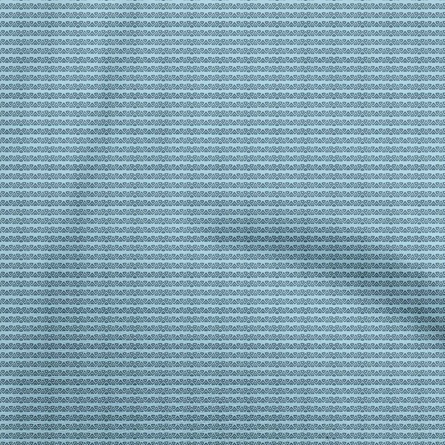 oneOone Viscose Chiffon Light Blue Fabric Asian Block Sewing Material Print Fabric By The Yard 42 Inch Wide