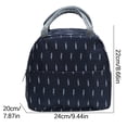 thumbnail image 3 of Insulated Lunch Bag | Bento Box Carrier | Large Capacity Food Container for Work, School, and Picnics | Portable Thermal Lunch Tote with Zipper | Adult Meal Prep Bag for Office and Travel, 3 of 6