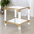 thumbnail image 2 of Table d'appoint Benu en argent, 2 of 3
