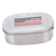 thumbnail image 1 of Abbracc Conteneur de Stockage Alimentaire en Acier Inoxydable Bento - Double Couche TG, comme Couche Simple L, 1 of 9