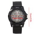thumbnail image 3 of 2 Pcs Montre Quartz Décontractée avec Bracelet en Nylon Doux Réglable Montre-Bracelet de Sport pour Hommes, 3 of 8