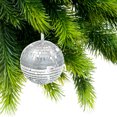 thumbnail image 2 of Boule Décorative En Verre À Suspendre (Argent) - Lot De 6, 2 of 4