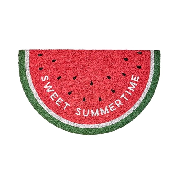 Hearth & Gear Festival Decoration Floor Mat Party Decoration Floor Mat Spring Floor Mat Watermelon Half Round Floor Mat Throw Blanket with Matching Pillows Little Carpet Rugs for Living Room 5x7 Area