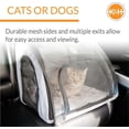 thumbnail image 2 of K&H Travel Safety Gray Carrier Medium, 2 of 7