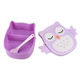 thumbnail image 3 of TIMIFIS The Boxes Boîte à Lunch Hibou Contenant Alimentaire Boîte de Rangement Boîte Bento Portable Violet Gadgets de Cuisine, 3 of 3