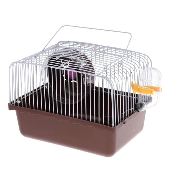 Portable Pet Hamster Cage Guinea Cage House Small Pig Gerbils Mice House Random Color