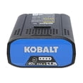 thumbnail image 1 of Kobalt Batterie d'Équipement Sans Fil au Lithium-Ion (Li-Ion) Rechargeable 40 Volts 4 A, 4,0 Ah, 1 of 1