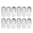 thumbnail image 3 of 12 Pcs Douille d'Extrémité de Tige de Garde-Robe pour Poteau de Placard Support de Douille de Bride de Tuyau de Placard, 3 of 8