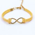 thumbnail image 2 of kurtrusly Women Trendy Infinity Symbol Leather Wristband Multilayer Bracelet Wrap, 2 of 8