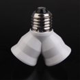 thumbnail image 3 of Adaptateur de Douille de Lampe LED E27 2 en 1, Support Double en Y, Résistant aux Hautes Températures, 3 of 7