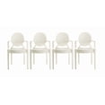 thumbnail image 1 of Heavenly Collection Plastique Blanc Fauteuil Chaise, 1 of 3