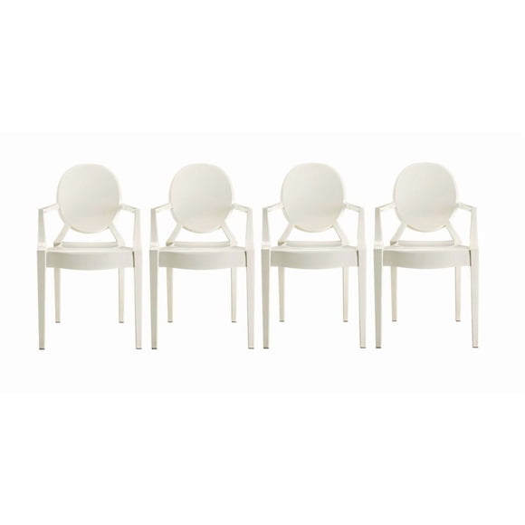Heavenly Collection Plastique Blanc Fauteuil Chaise