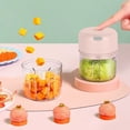 thumbnail image 1 of Yhmxh Kitchen Gadgets Crusher Portable Mini Food Processor Wireless Vegetable Masher With USB Charging Rainproof Garlic Masher For Ice Cubes Spices 250ML Kitchen Aid Attachments, 1 of 8
