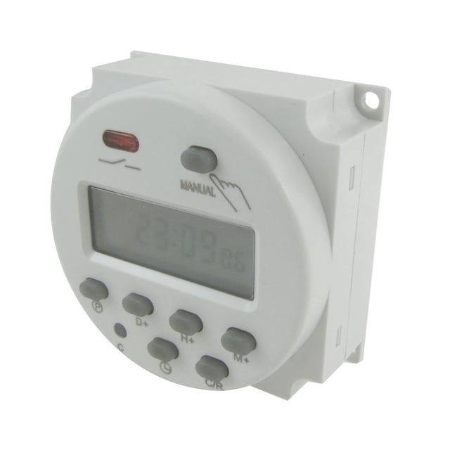 Unique Bargains Affichage Numérique LCD 12V DC Minuterie Programmable Relais Interrupteur de Temps 10A