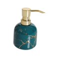 thumbnail image 1 of Distributeur de Savon Liquide en Céramique avec Pompe Réutilisable Bouteille de Pompe Liquide Polyvalente Verte, 1 of 8