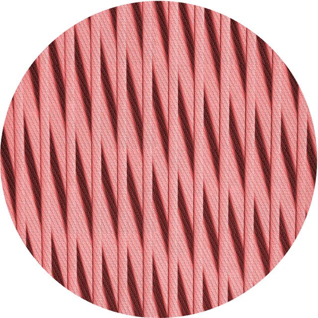 Ahgly Tapis Rond Lavable en Machine Intérieur Transitionnel Rose Corail Clair, 8 Pieds Rond