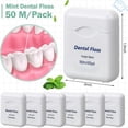thumbnail image 2 of 60 Pack Dental Floss Bulk Mint Flavored 50m Each Travel, 2 of 5