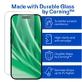 thumbnail image 4 of onn Corning Glass Screen Protector for iPhone® 15 Pro Max, Made with Durable Glass by Corning™ for Ultimate Drop & Scratch Protection, Includes Advanced Easy Application Tray, 4 of 8