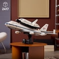 thumbnail image 3 of LEGO Icons Shuttle Carrier Aircraft Building Set for Adults - Spaceship & Airplane Model Kit for Adults, Ages 18+ - Air & Space Decor - Gift Idea for Men & Women - 10360, 3 of 7