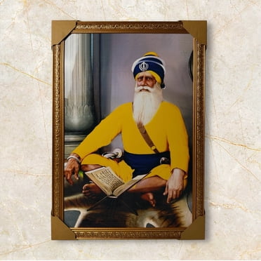 Tableau Encadré Baba Deep Singh Ji