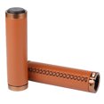 thumbnail image 3 of Double Locking Bike Handle Bar Grips Comfortable Handlebar Grip , Brown 1, 137mm, 3 of 6