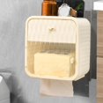 thumbnail image 4 of Qocolhg Aubaines du Jour! Boîte de Papier Hygiénique Boîte de Papier Hygiénique Murale Non Perforée Boîte à Rouleaux Toilette Boîte à Rouleaux Transparente Étagère de Rangement Armoire de Rangement Translucide, Cadeaux de Noël et d'Anniversaire, 4 of 6