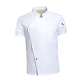 thumbnail image 1 of lionlar Chef Jackets Summer Short Sleeve Breathable M Size White, 1 of 8